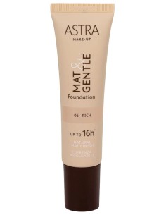 Astra Mat&gentle Foundation - Fondotinta Opaco Naturale - 06 Rich